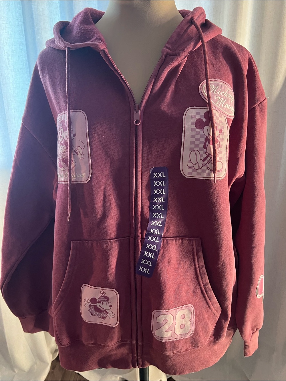 Vintage Minnie zip up hoodie